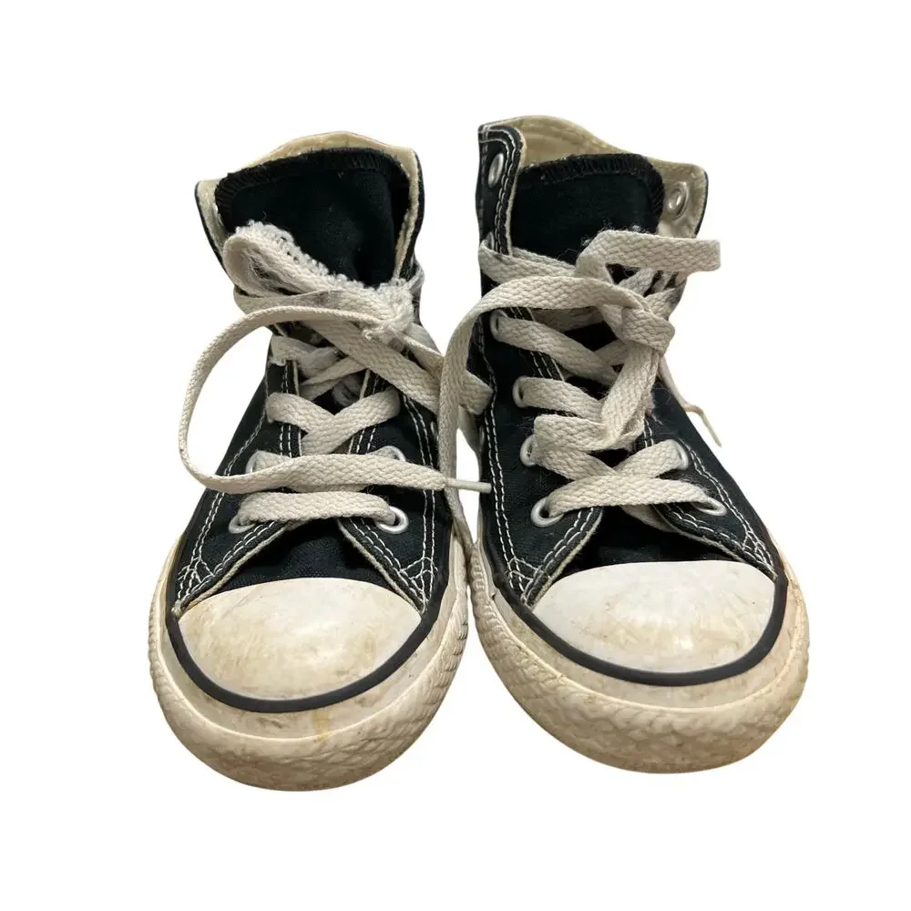 Converse Chucks CTAS Black hi tops kids SZ 13